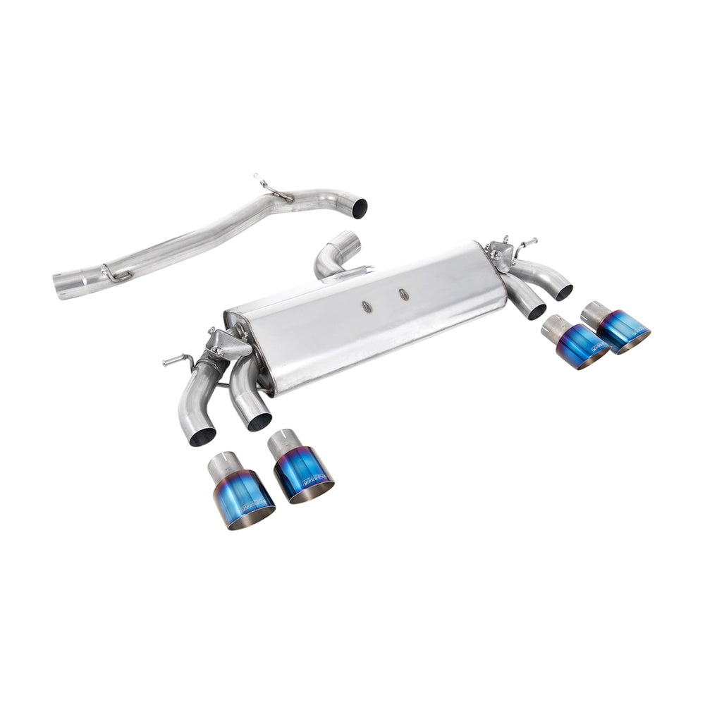 Milltek Cat Back Exhaust Volkswagen Golf Mk7.5 R 2.0 TSI 300PS (GPF Equipped Models Only) 76mm and EC Approved Systems 19-20