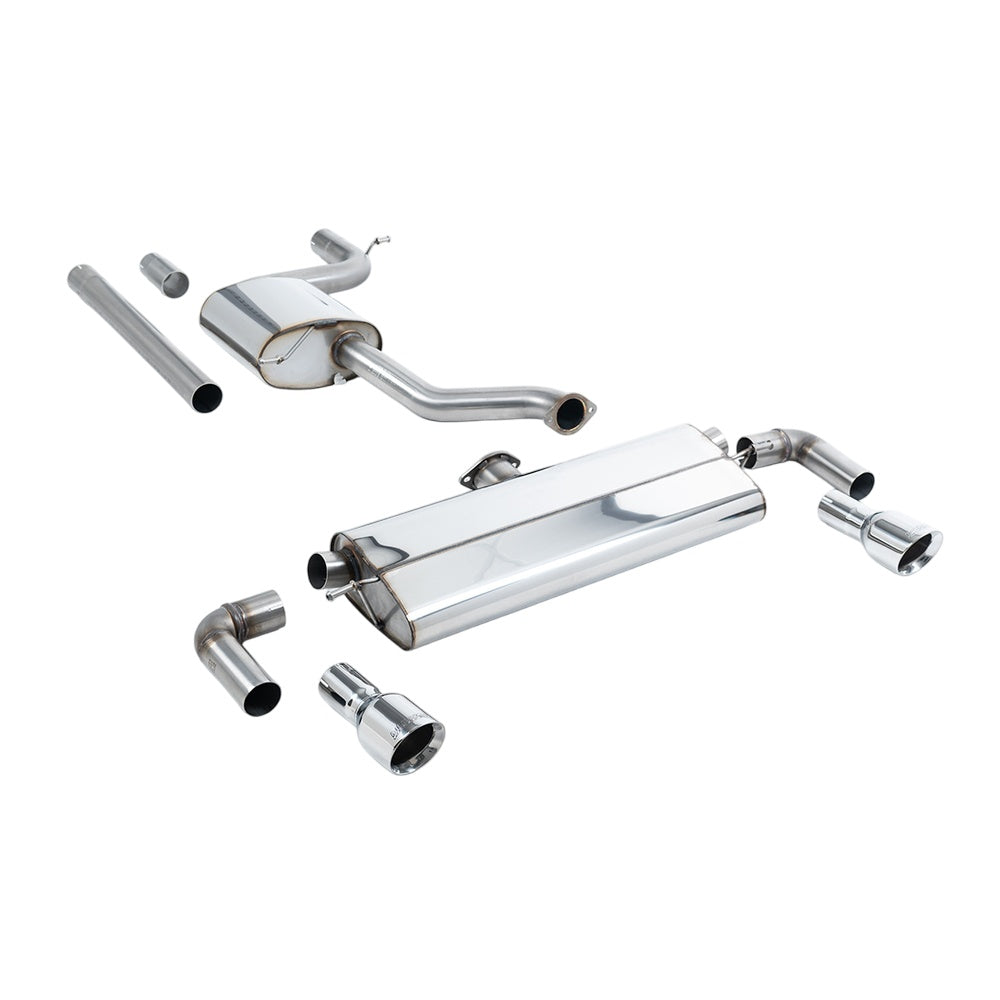 Milltek Cat Back Exhaust Volkswagen Golf Mk7.5 1.5TSI Evo GT and R-Line (Both GPF/OPF and Non GPF/OPF Models) 17-21