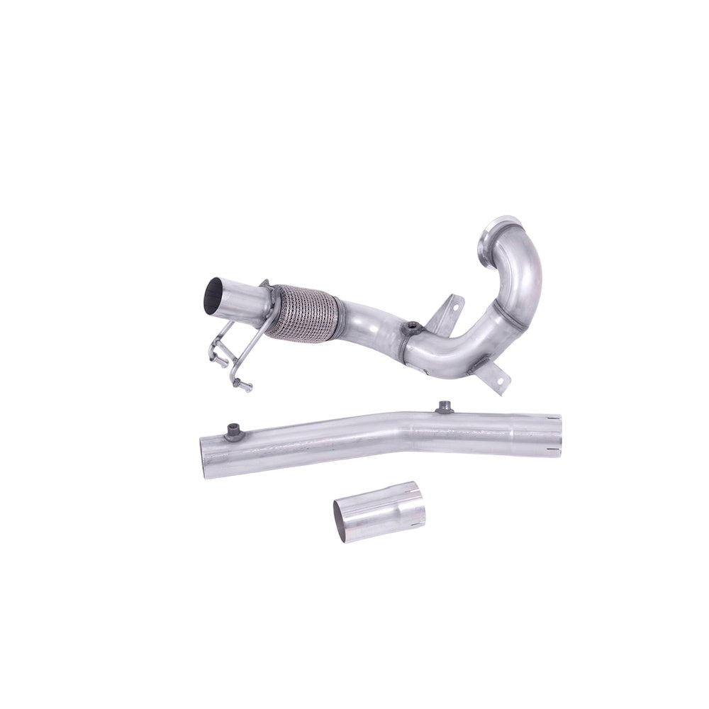 Milltek Large-bore Downpipe and De-cat Exhaust Volkswagen Polo GTI 2.0 TSI (AW 5-Door inc Facelift Models) GPF/OPF Models Only 19-21