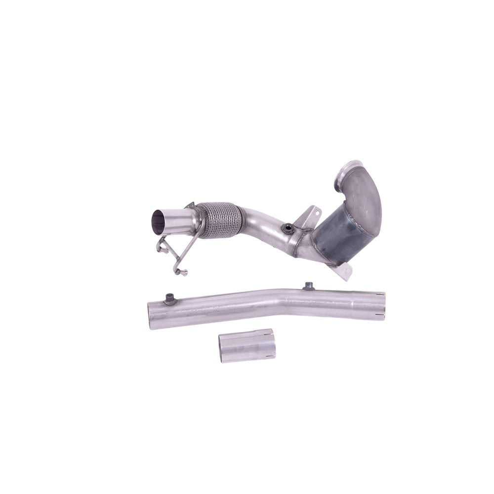 Milltek Hi-Flow Sports Cat and Downpipe Exhaust Volkswagen Polo GTI 2.0 TSI (AW 5-Door inc Facelift Models) GPF/OPF Models Only 19-21