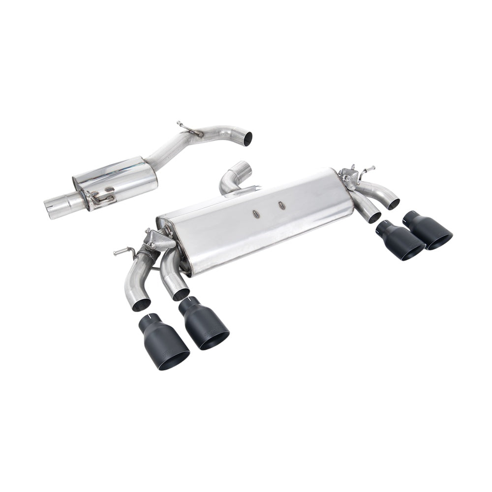 Milltek Cat Back Exhaust Volkswagen Golf Mk7.5 R 2.0 TSI 300PS (GPF Equipped Models Only) 76mm and EC Approved Systems 19-20