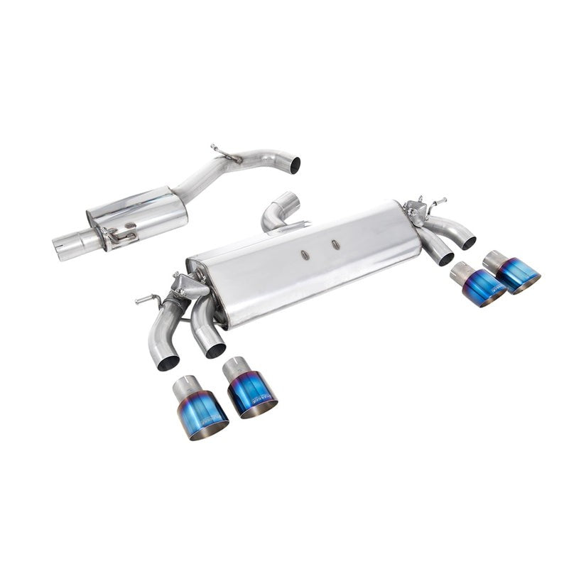 Milltek Cat Back Exhaust Volkswagen Golf Mk7.5 R 2.0 TSI 310PS Non-GPF 76mm EC Approved 17-21