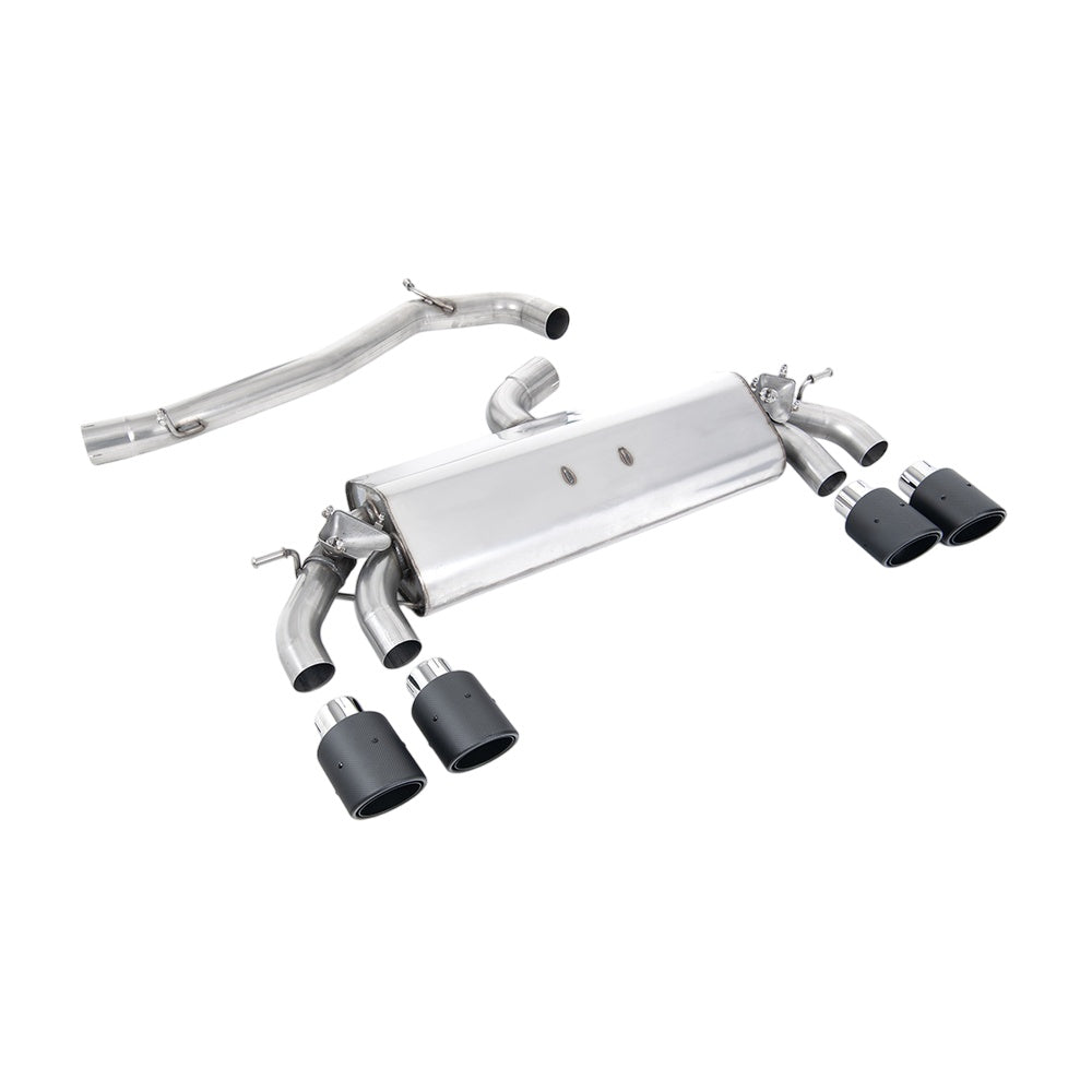 Milltek Cat Back Exhaust Volkswagen Golf Mk7.5 R 2.0 TSI 300PS (GPF Equipped Models Only) 76mm and EC Approved Systems 19-20