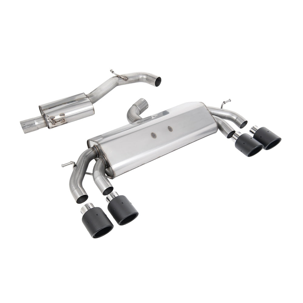 Milltek Cat Back Exhaust Volkswagen Golf Mk7.5 R 2.0 TSI 300PS (GPF Equipped Models Only) 76mm and EC Approved Systems 19-20