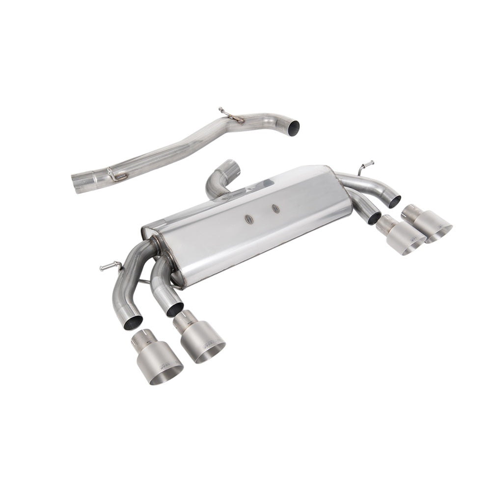 Milltek Cat Back Exhaust Volkswagen Golf Mk7.5 R 2.0 TSI 300PS (GPF Equipped Models Only) 76mm and EC Approved Systems 19-20