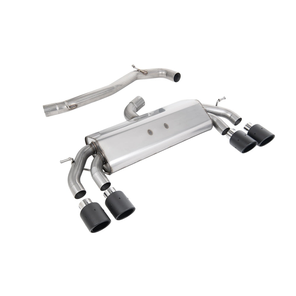 Milltek Cat Back Exhaust Volkswagen Golf Mk7.5 R 2.0 TSI 300PS (GPF Equipped Models Only) 76mm and EC Approved Systems 19-20