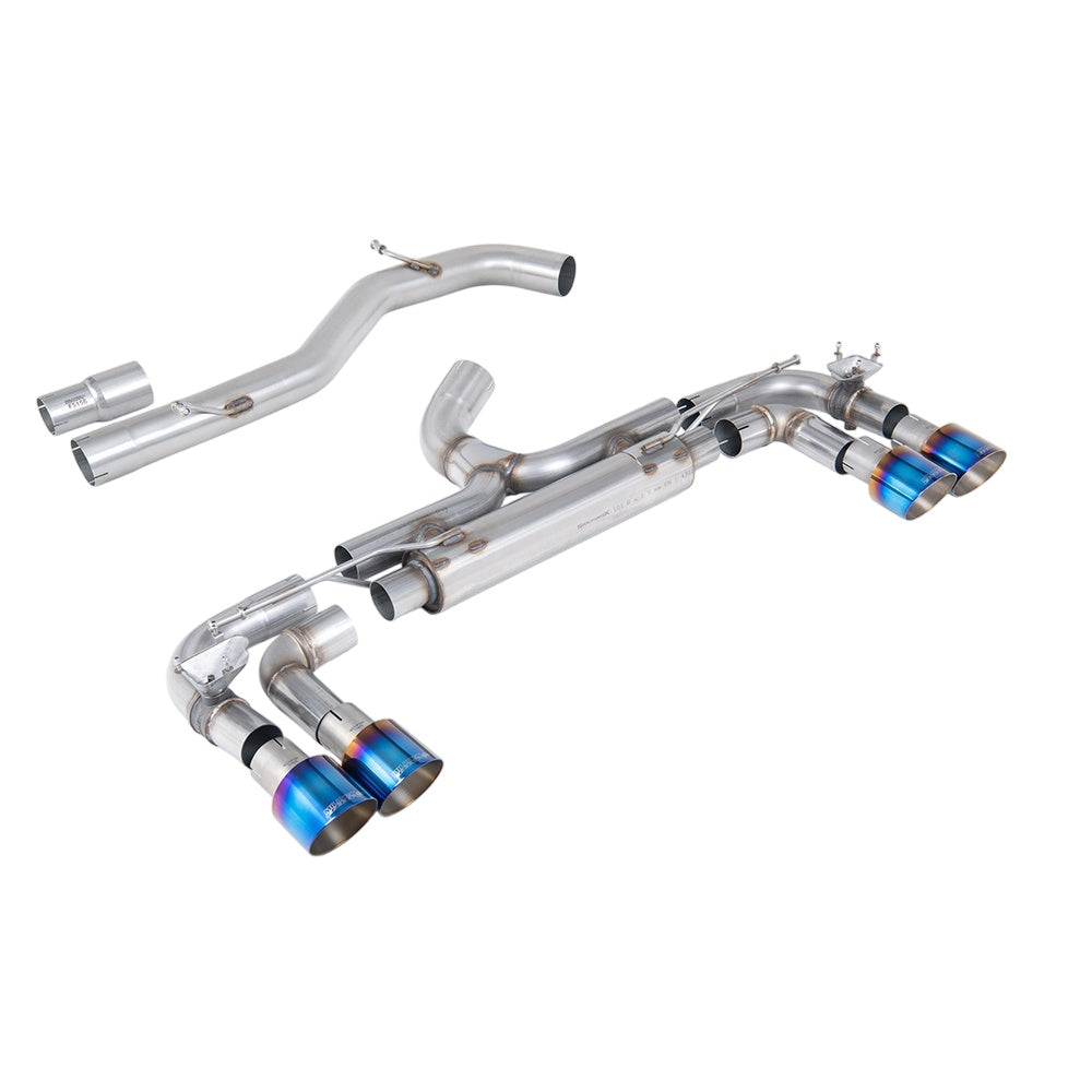 Milltek Cat Back Exhaust Volkswagen Golf Mk7 R 2.0 TSI 300PS (80mm Race System Options) 14-16