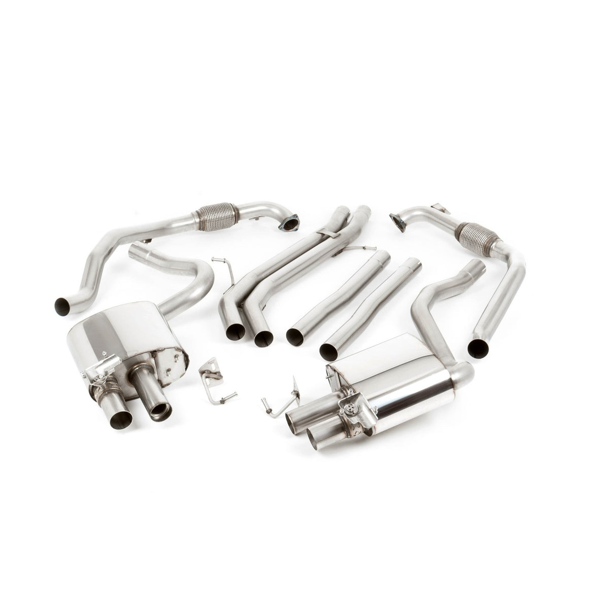 Milltek Cat Back Exhaust Audi S5 3.0 V6 Turbo Coupe Cabrio B9 Non-GPF Non Sport Diff RHD 17+