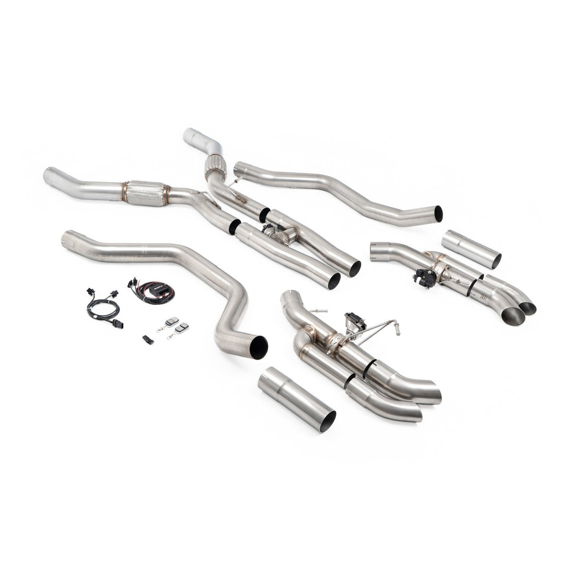Milltek Filter Back Exhaust Land Rover Full Size Vogue L460 P530 LWB 4.4 V8 Twin Turbo NC10 Single Valve 22-23