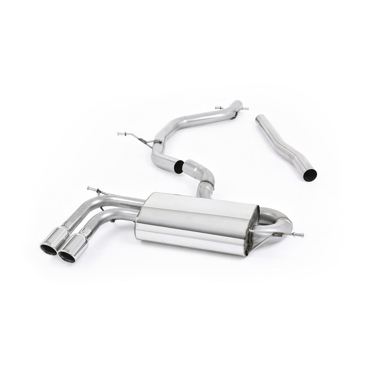 Milltek Cat Back Exhaust Seat Leon FR 2.0 TDi 170PS DPF 05-13