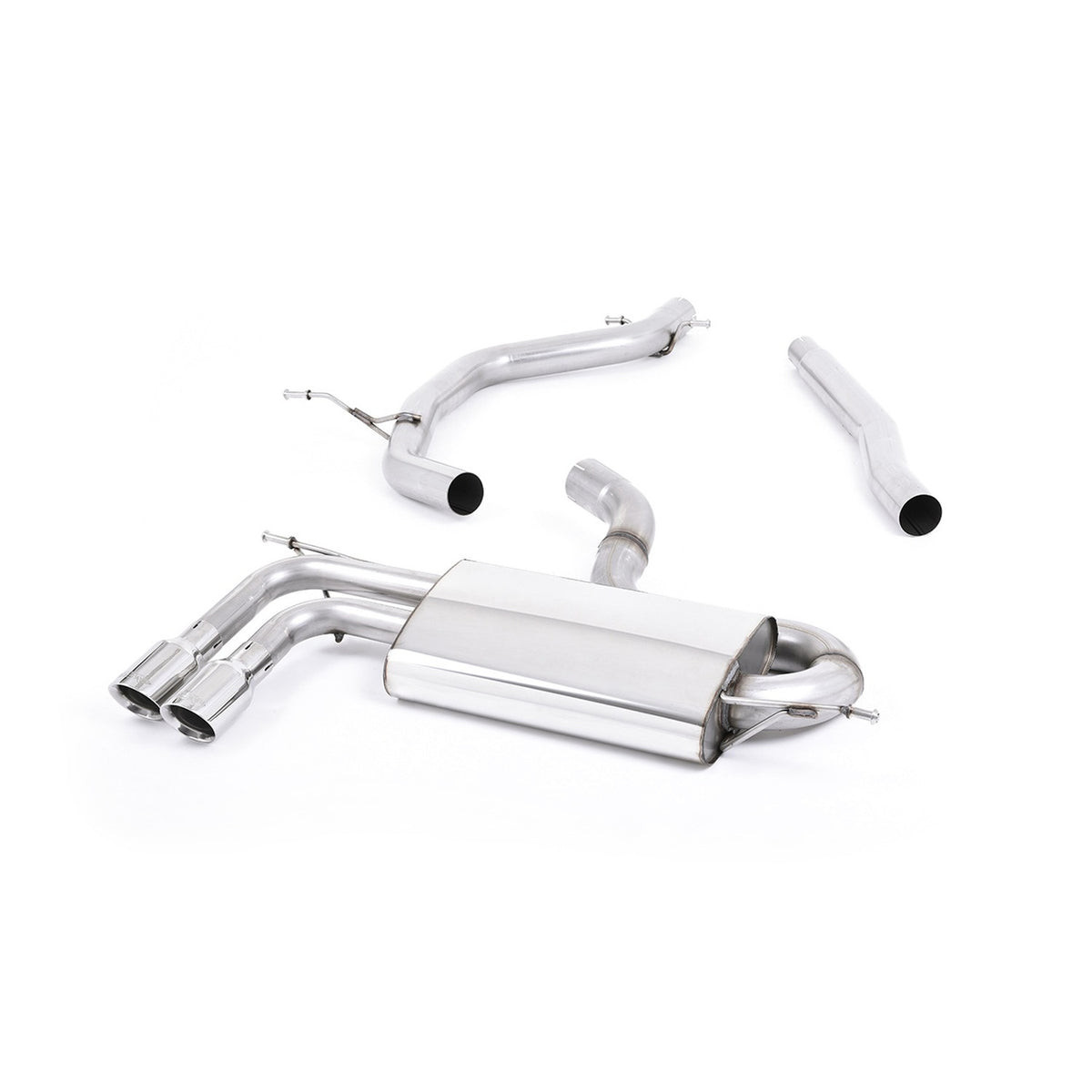 Milltek Cat Back Exhaust Audi A3 1.8 TSI 2WD 3dr 08-12
