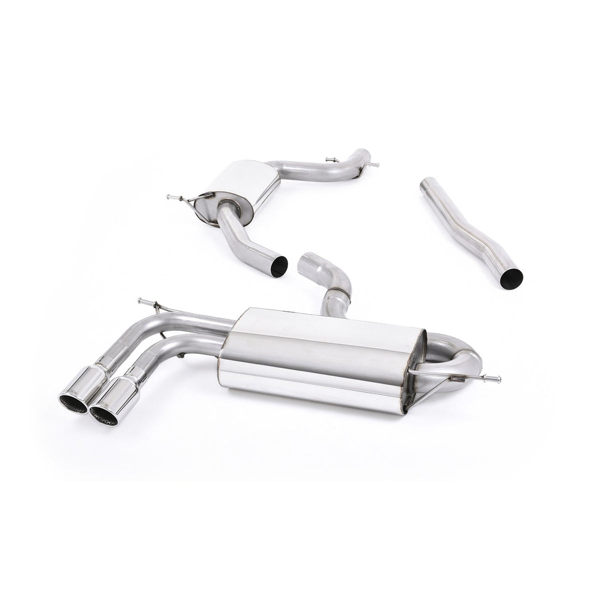 Milltek Cat Back Exhaust Audi A3 1.8 TSI 2WD 3dr 08-12