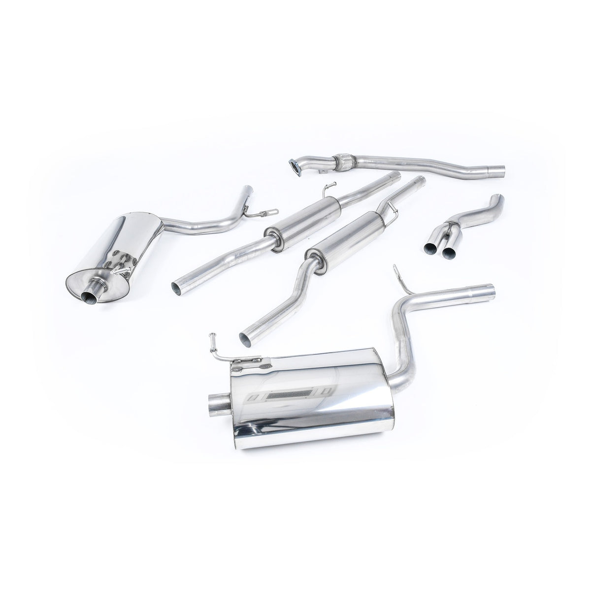 Milltek Cat Back Exhaust Audi A4 1.8T B6 Quattro Cabriolet 01-05