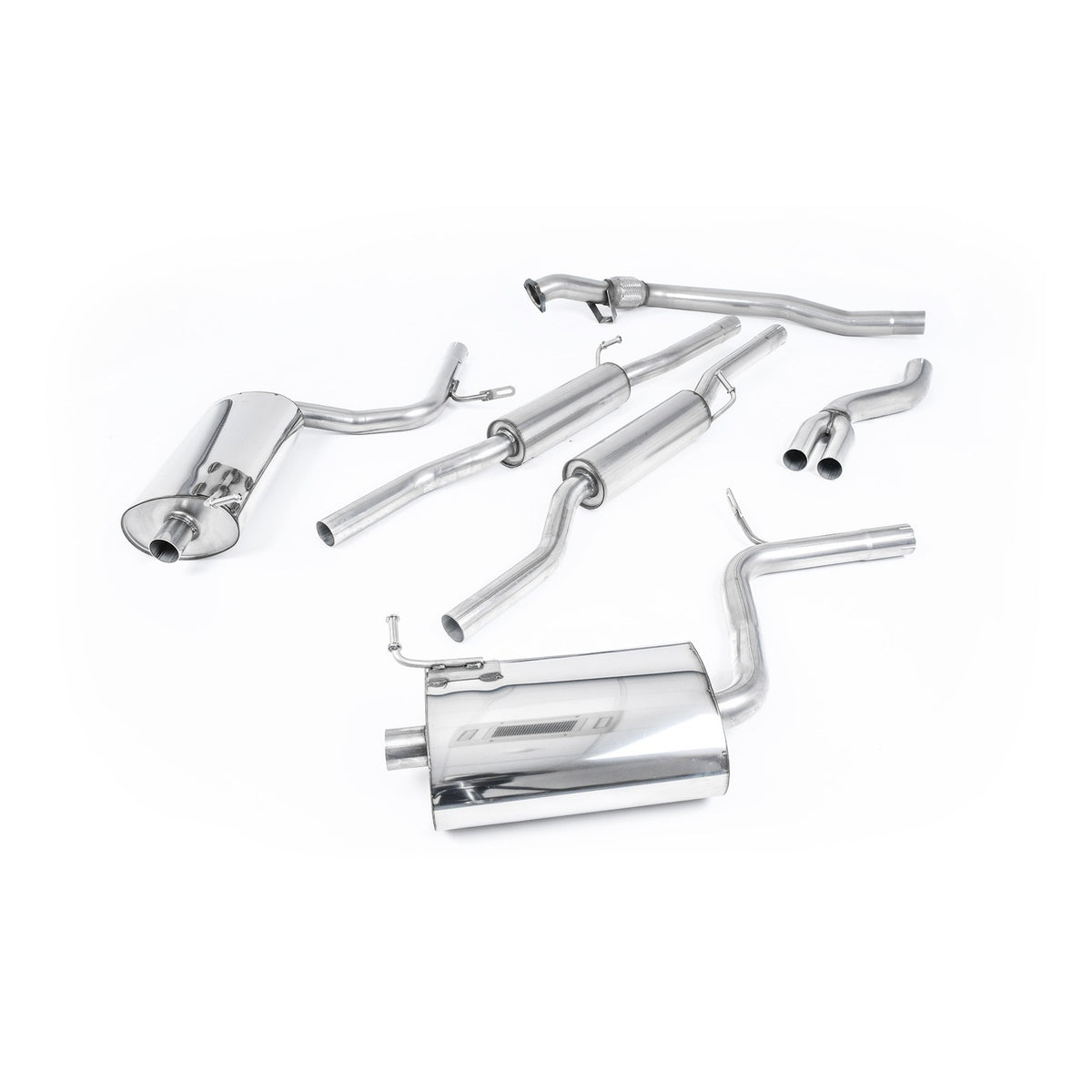 Milltek Cat Back Exhaust Audi A4 1.8T B7 Quattro Saloon Avant 05-08