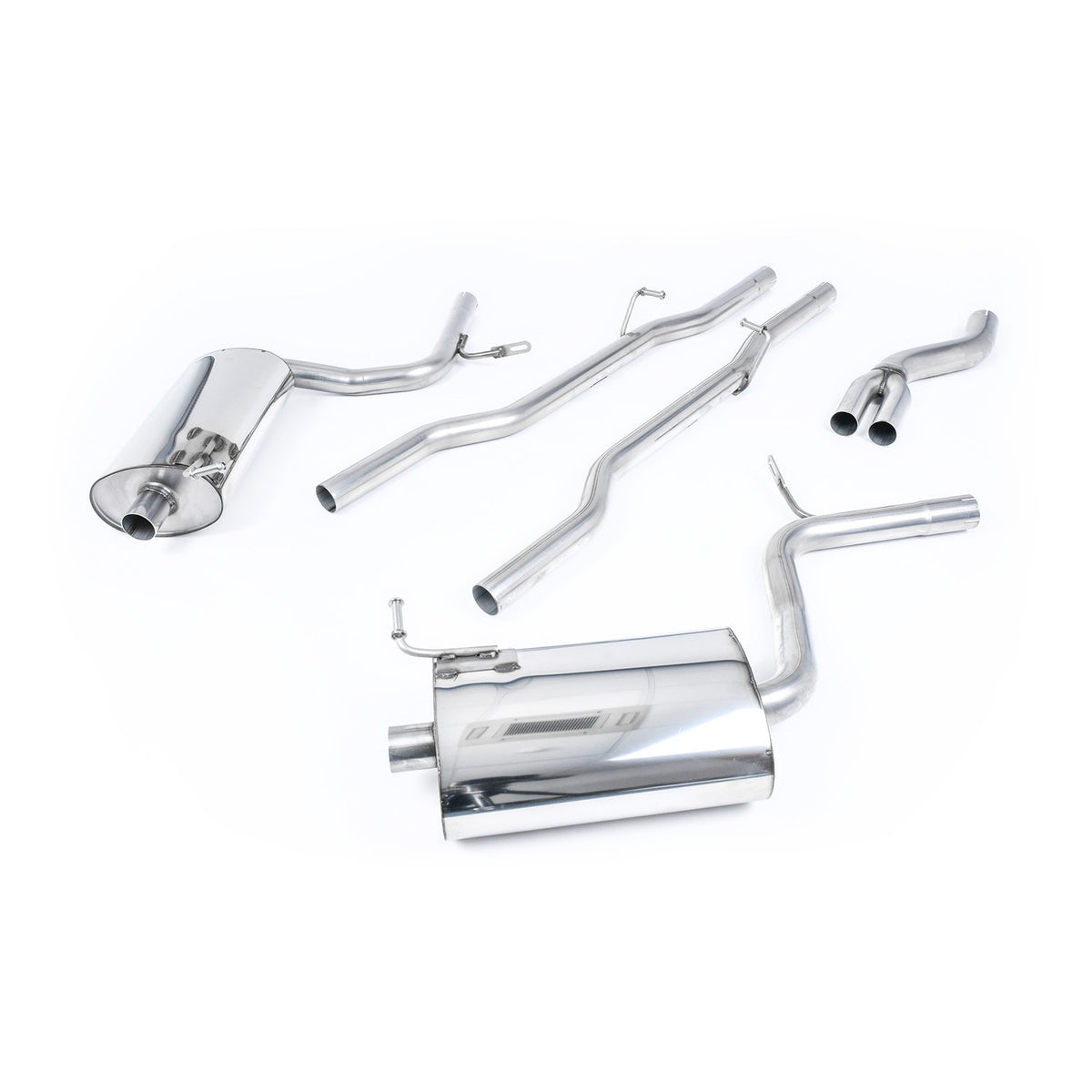 Milltek Cat Back Exhaust Audi A4 2.0 TFSI B7 Quattro DTM 05-08
