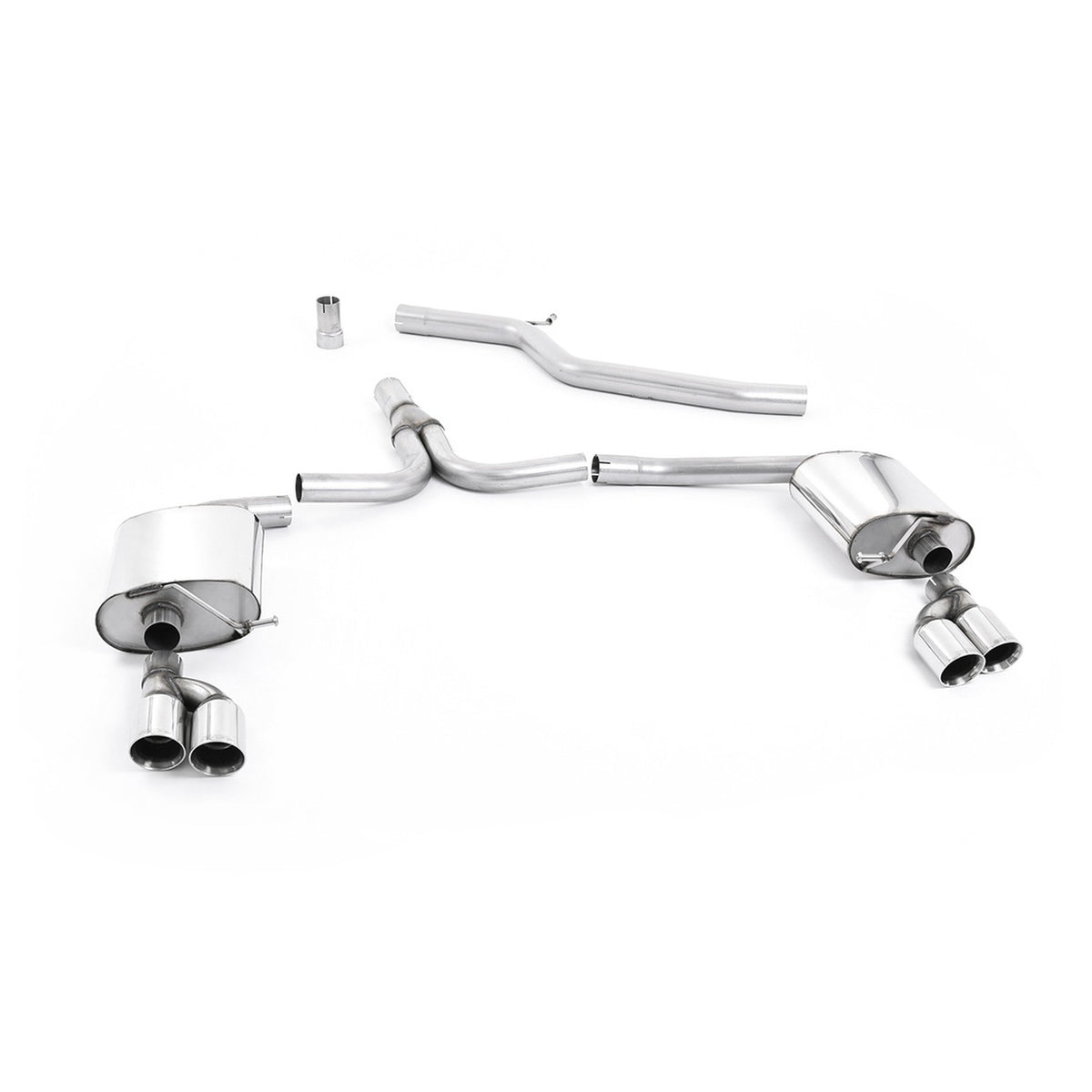 Milltek Cat Back Exhaust Audi A5 Coupé 2.0 TDi 07+