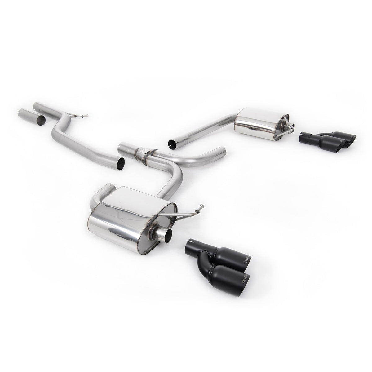 Milltek Cat Back Exhaust Audi A4 3.0 TDi B8 Quattro Saloon Avant 08-11