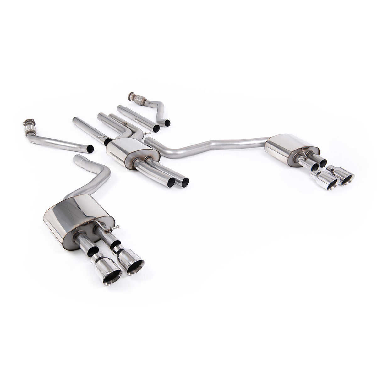 Milltek Cat Back Exhaust Audi A6 3.0TFSI V6 S-Line Facelift C7.5 15-18