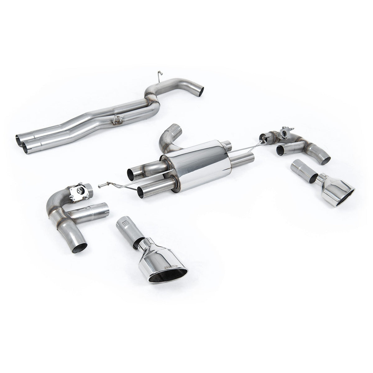 Milltek Cat Back Exhaust Audi RS3 Saloon 400PS 8V MQB Non-OPF/GPF 17+