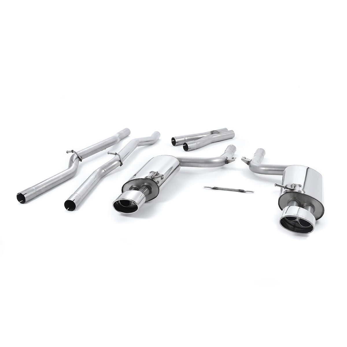 Milltek Cat Back Exhaust Audi RS4 B7 4.2 V8 Saloon Avant Cabriolet V1 ECE 06-08