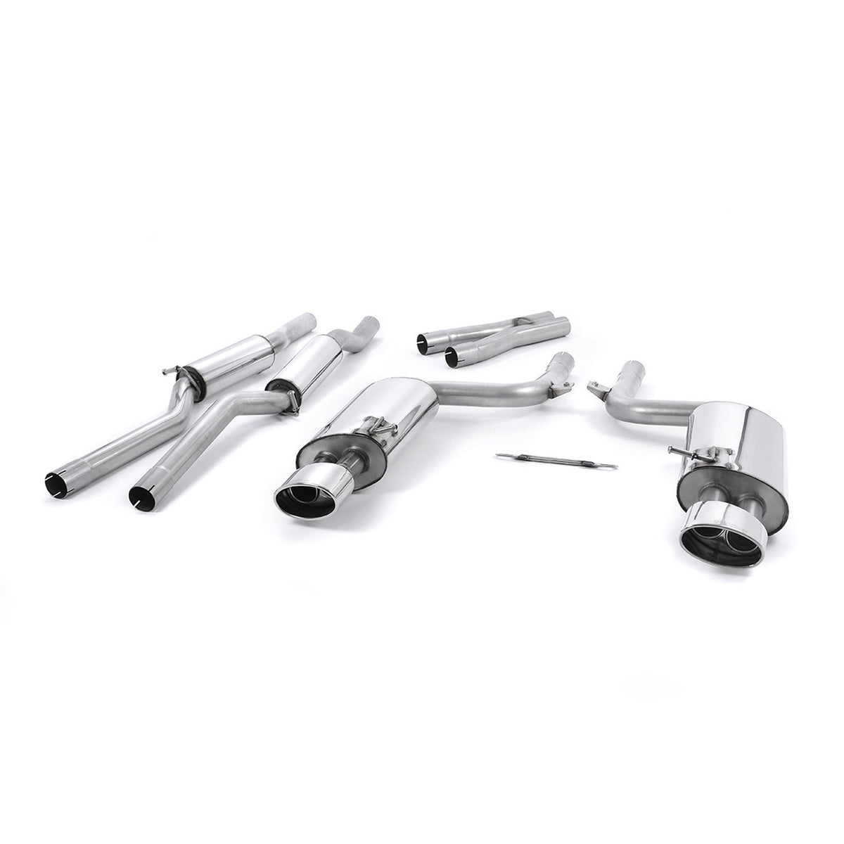 Milltek Cat Back Exhaust Audi RS4 B7 4.2 V8 Saloon Avant Cabriolet V1 ECE 06-08