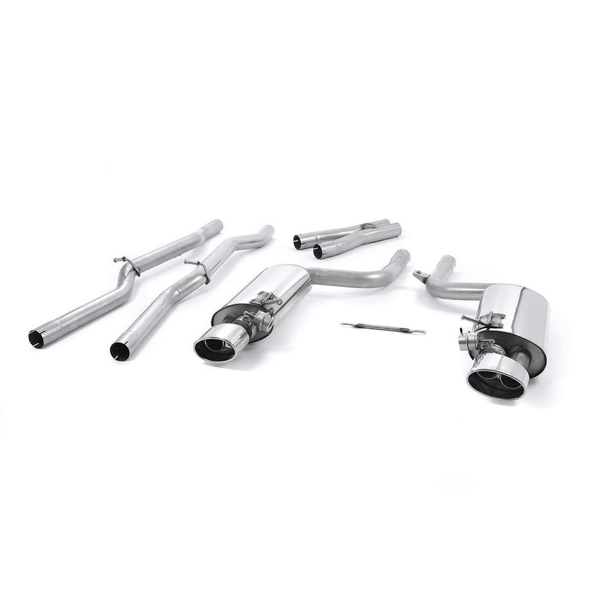 Milltek Cat Back Exhaust Audi RS4 B7 4.2 V8 Saloon Avant Cabriolet V1 ECE 06-08