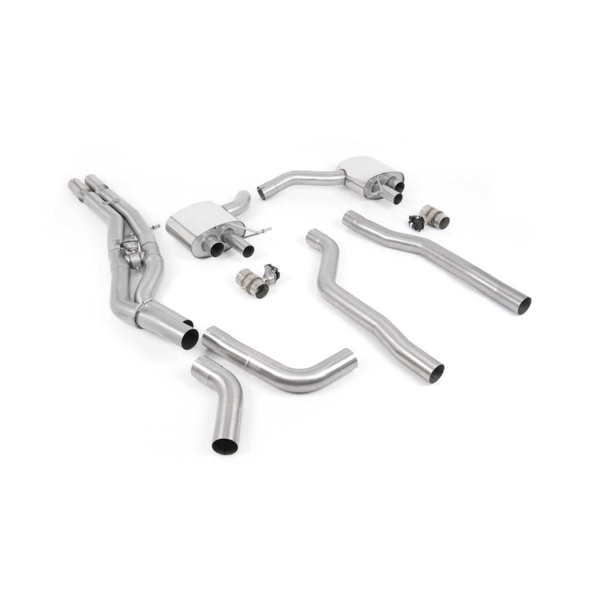Milltek Cat Back Exhaust Audi RS6 C8 4.0 V8 Bi-Turbo Non-OPF/GPF USA ROW 20+
