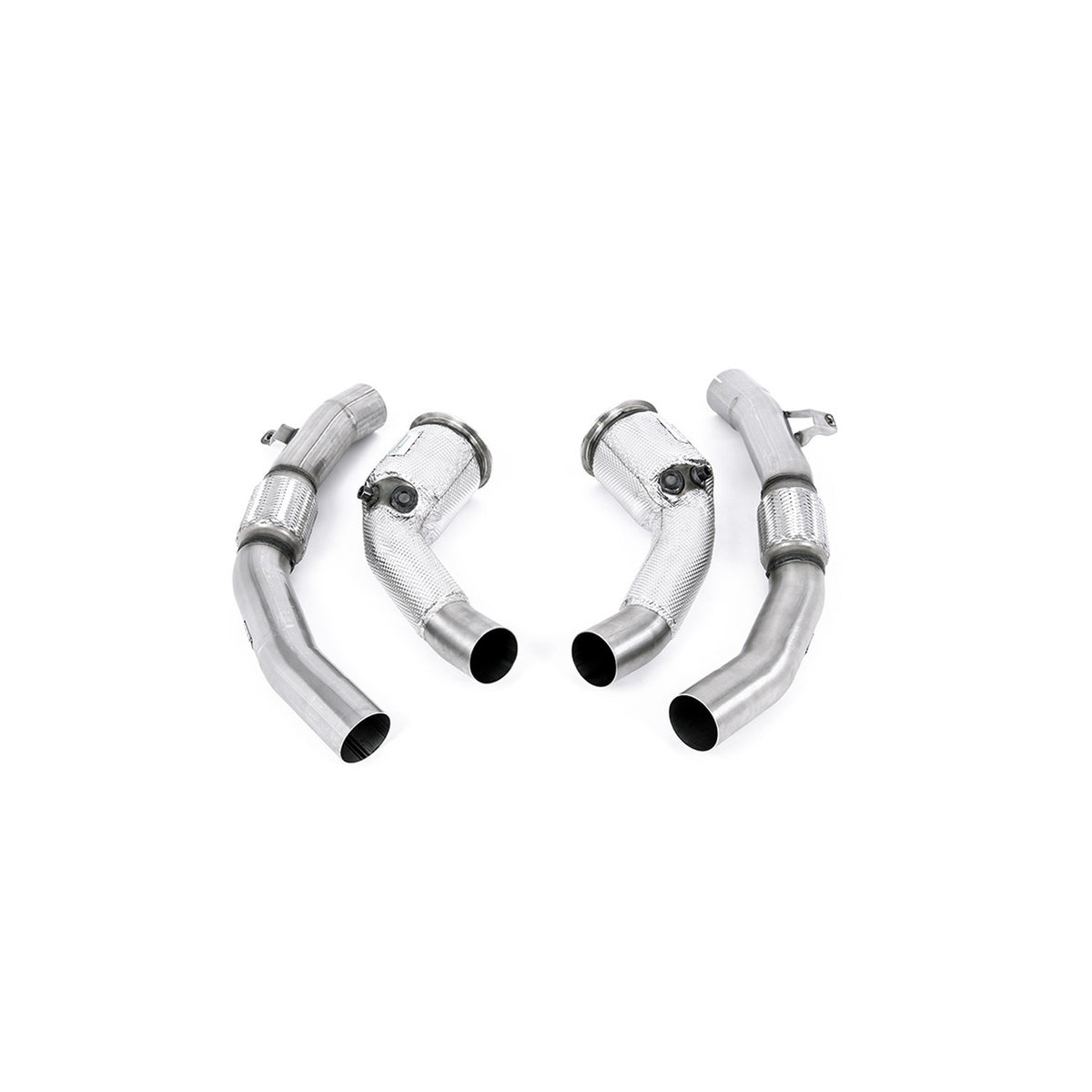 Milltek Downpipes with Cat Bypass Audi RS6 C8 4.0 V8 Bi-Turbo OPF/GPF 19+