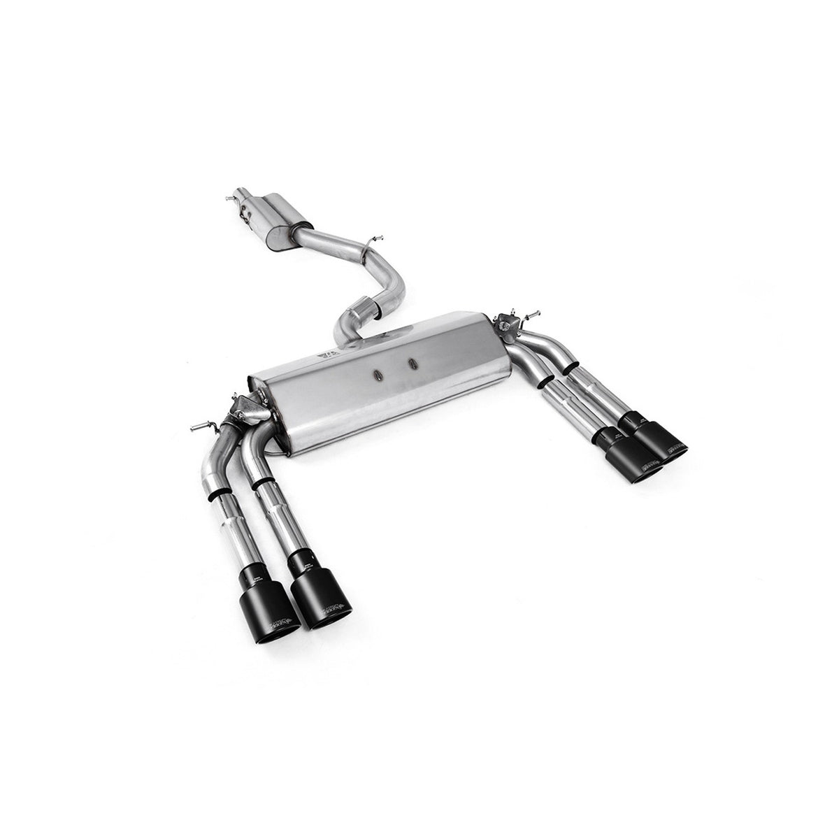 Milltek Cat Back Exhaust Audi S3 2.0 TFSI Quattro Saloon Cabrio 8V 8V.2 Non-GPF 13-18
