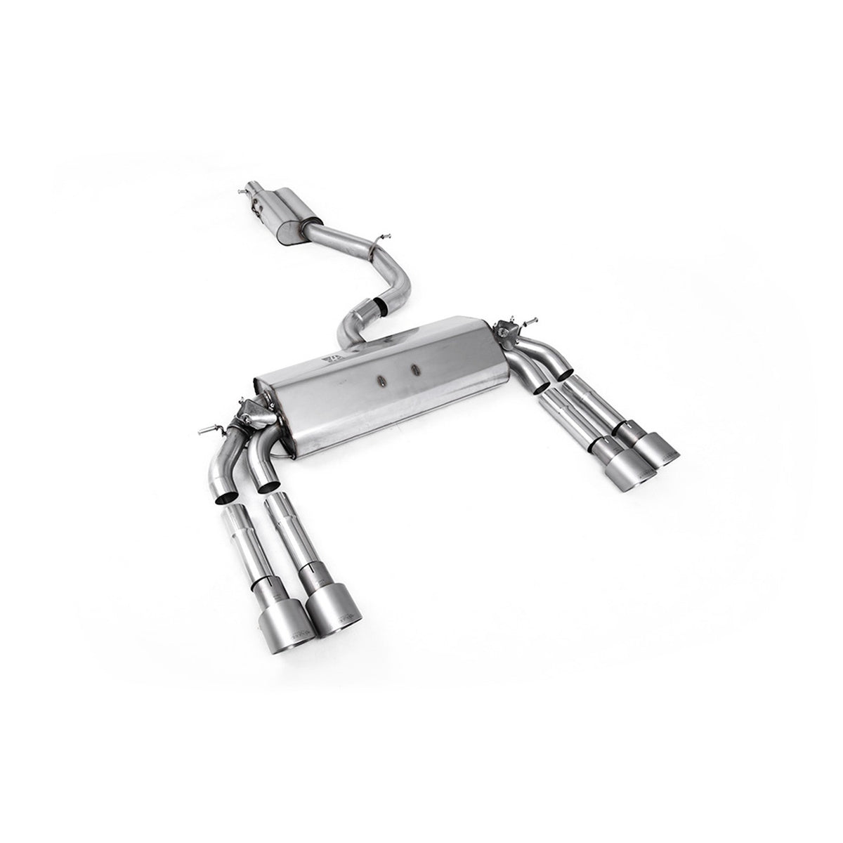 Milltek Cat Back Exhaust Audi S3 2.0 TFSI Quattro Saloon Cabrio 8V 8V.2 Non-GPF 13-18