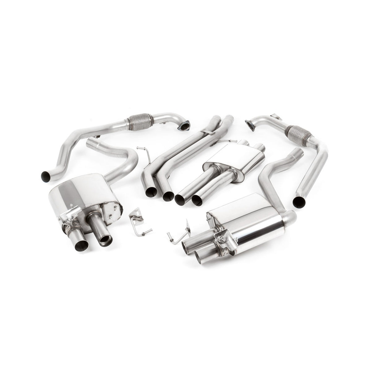 Milltek Cat Back Exhaust Audi S5 3.0 V6 Turbo Sportback B9 Non-GPF Non Sport Diff RHD 17+