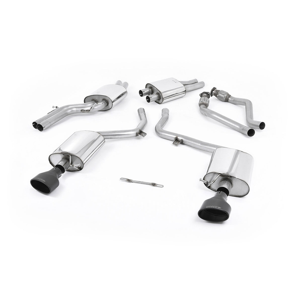 Milltek Cat Back Exhaust Audi S4 3.0 Supercharged V6 B8 09-12