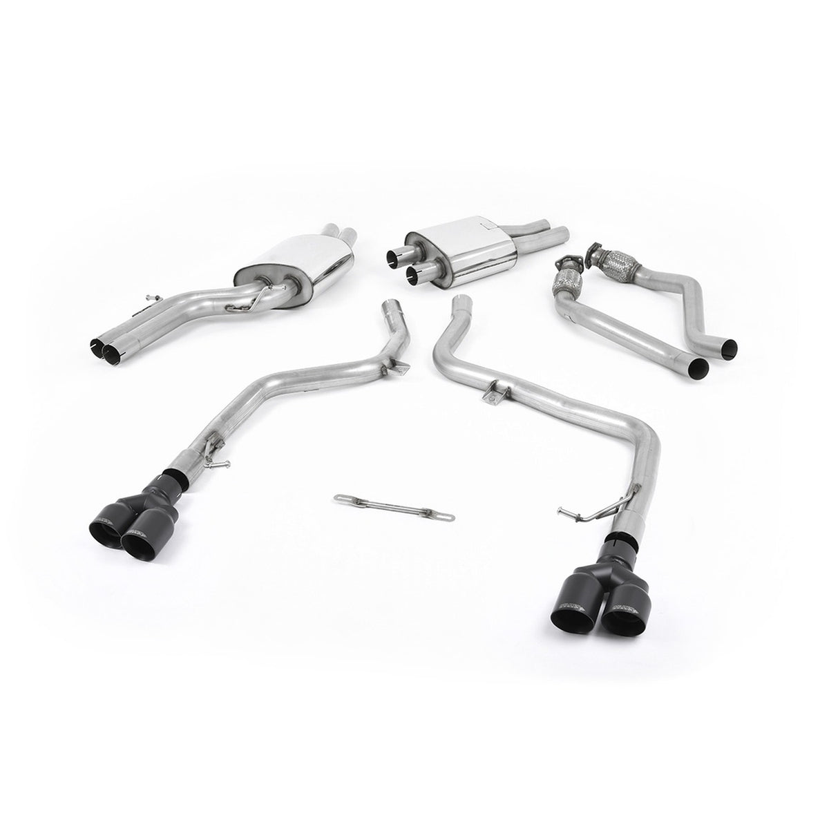 Milltek Cat Back Exhaust Audi S4 3.0 Supercharged V6 B8 09-12