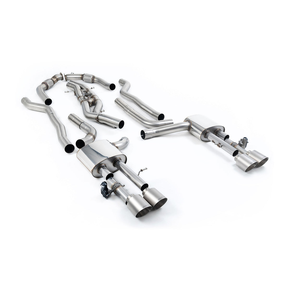 Milltek Cat Back Exhaust Audi S8 D5 4.0 TFSI V8 Saloon LWB Non-OPF/GPF US ROW 20+