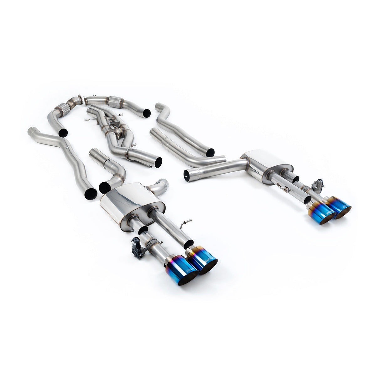 Milltek Cat Back Exhaust Audi S8 D5 4.0 TFSI V8 Saloon LWB Non-OPF/GPF US ROW 20+