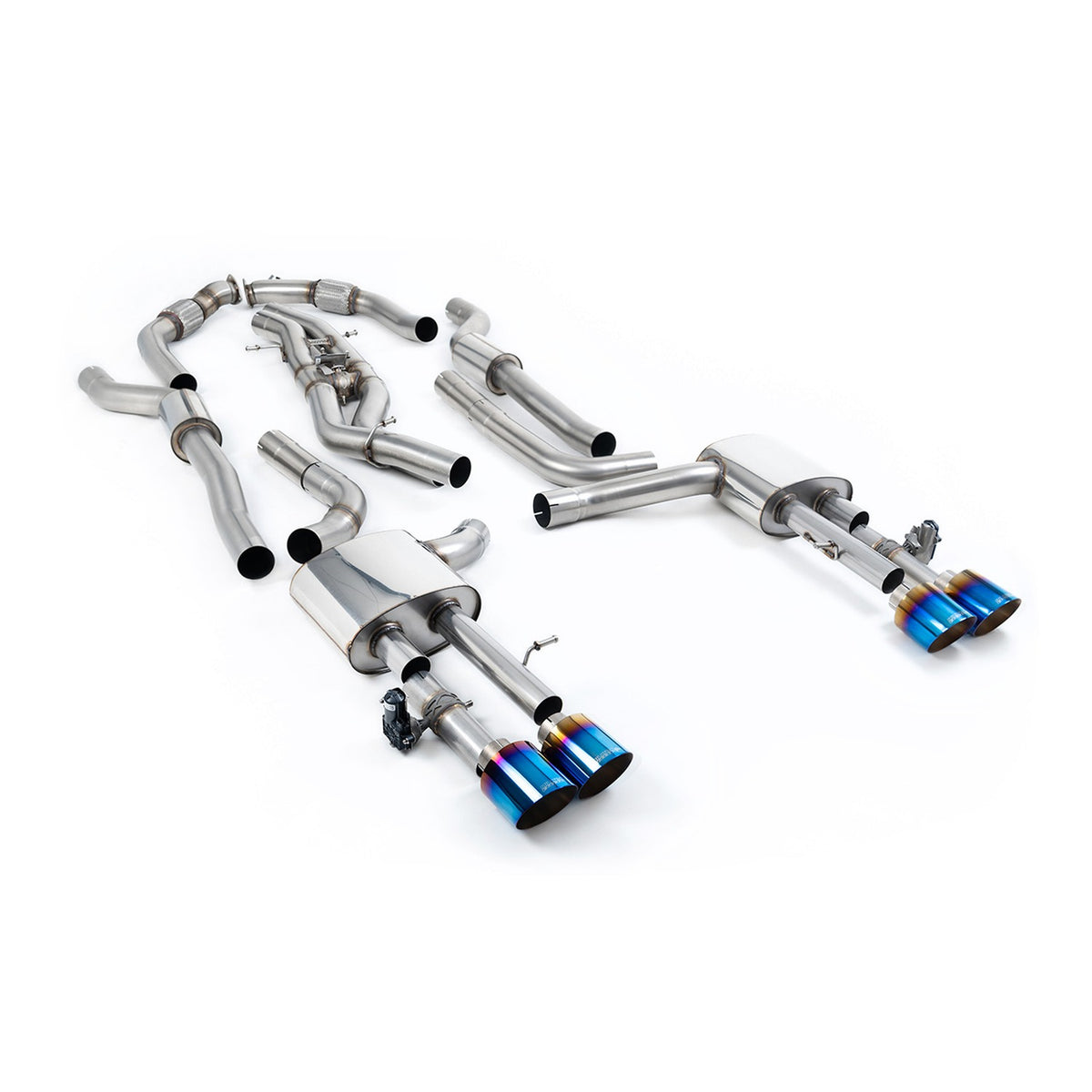 Milltek Cat Back Exhaust Audi S8 D5 4.0 TFSI V8 Saloon LWB Non-OPF/GPF US ROW 20+