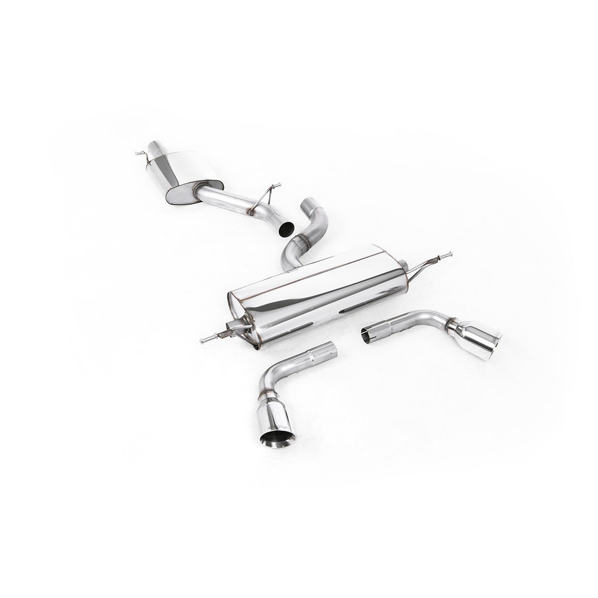 Milltek Cat Back Exhaust Audi TT Mk2 3.2 Quattro 06-10