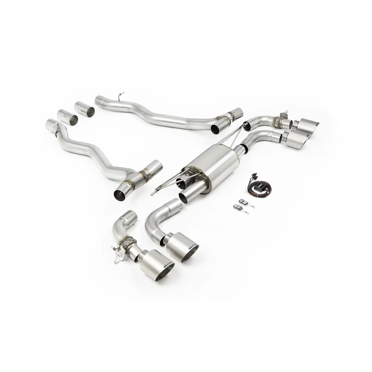 Milltek Axle Back Exhaust BMW 5 Series M5 4.4 Twin Turbo Hybrid G90 G99 NAS ROW Spec 25+