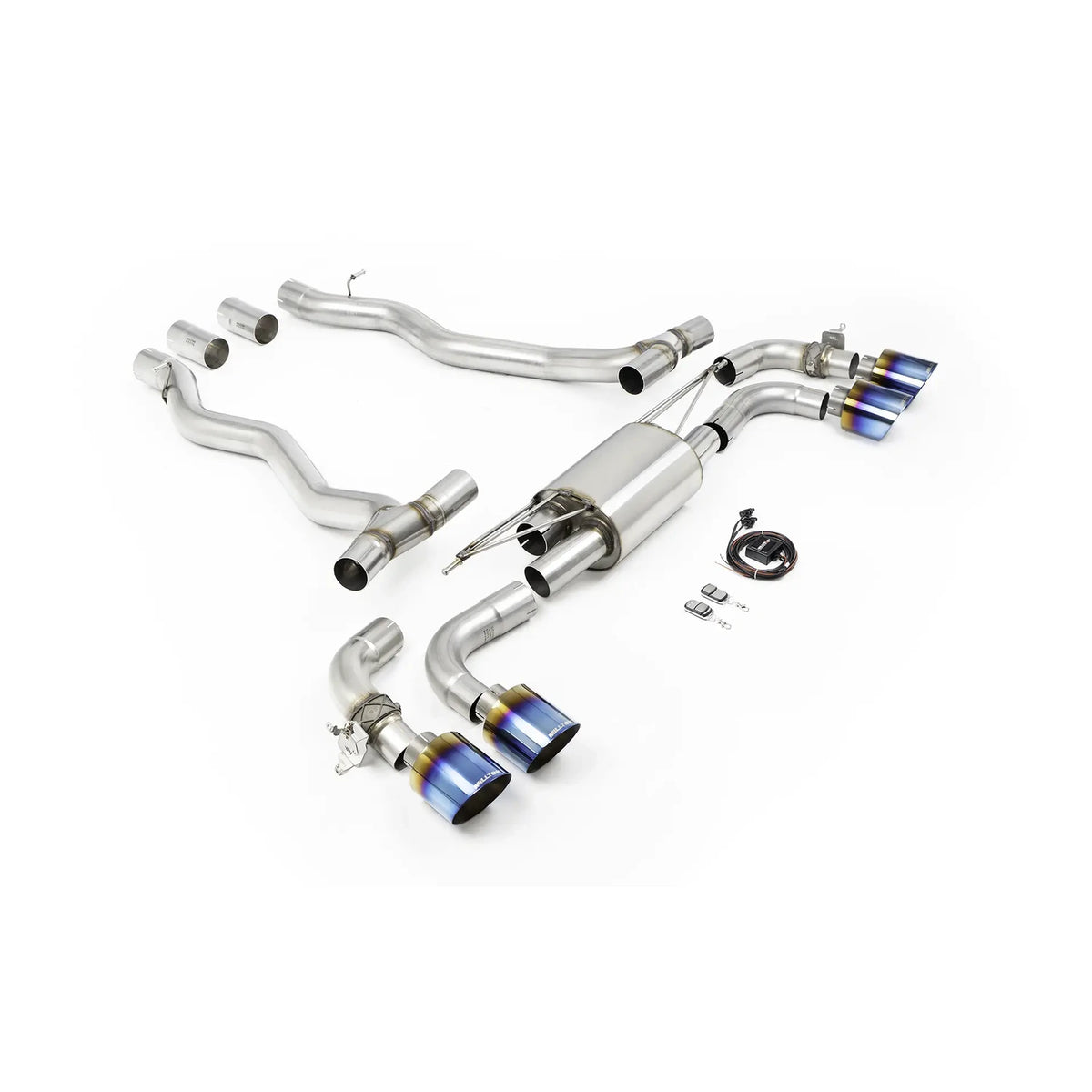 Milltek Axle Back Exhaust BMW 5 Series M5 4.4 Twin Turbo Hybrid G90 G99 NAS ROW Spec 25+