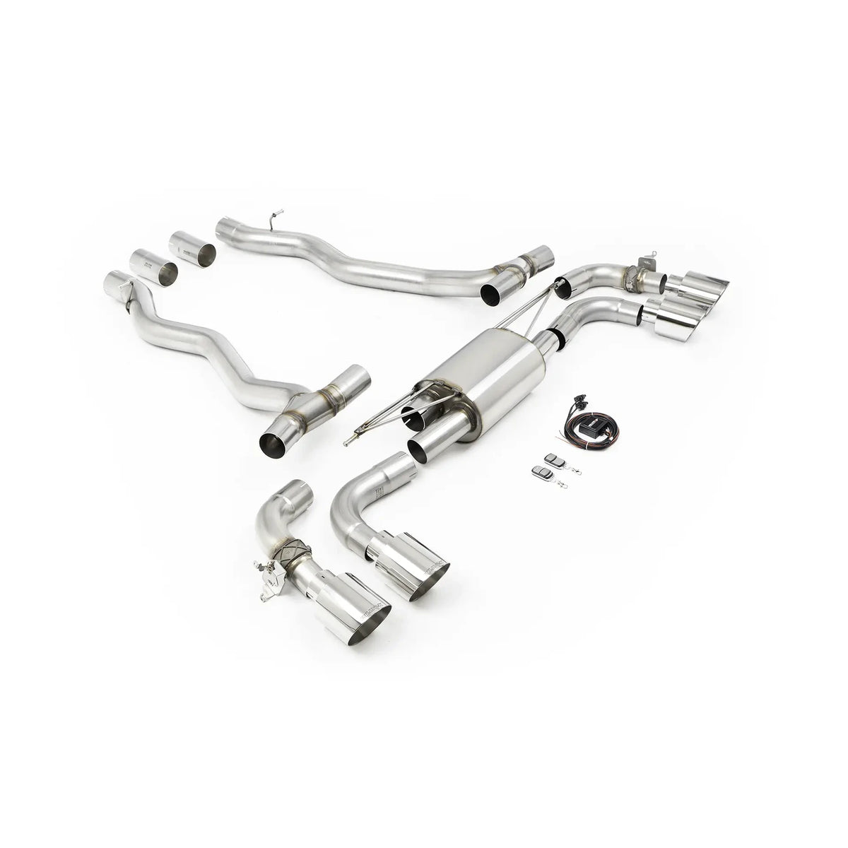 Milltek Axle Back Exhaust BMW 5 Series M5 4.4 Twin Turbo Hybrid G90 G99 NAS ROW Spec 25+