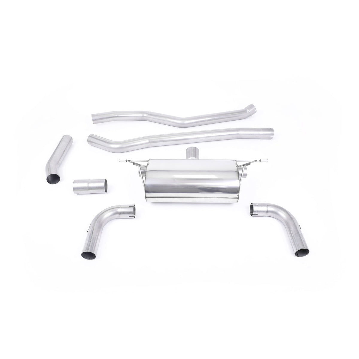 Milltek Cat Back Exhaust BMW 3 Series F30 320i L M Sport Saloon LWB LCI Non-xDrive Non-OPF B48 15-19