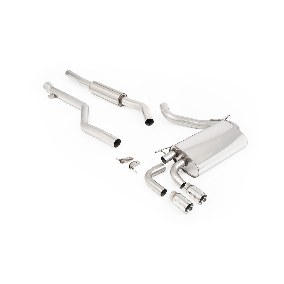 Milltek Cat Back Exhaust BMW 3 Series F30 320i M Sport Saloon LCI Non-xDrive Non-OPF B48 15-19