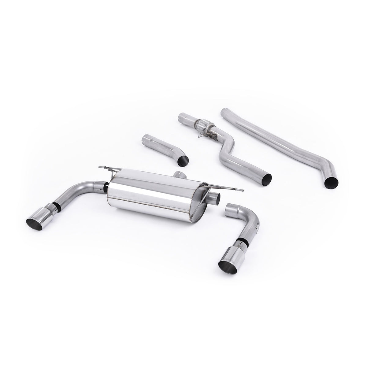 Milltek Cat Back Exhaust BMW 3 Series F30 328i M Sport Automatic No Tow Bar Non-xDrive N20 12-15