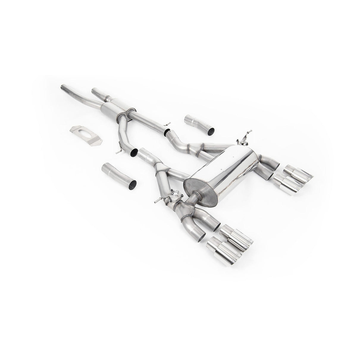 Milltek Cat Back Exhaust BMW 4 Series F82 83 M4 Comp CS Coupe Convertible OPF/GPF 19-20