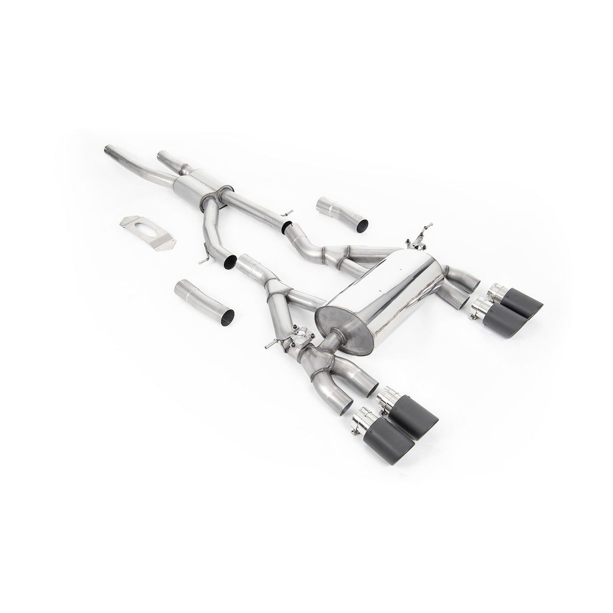 Milltek Cat Back Exhaust BMW 4 Series F82 83 M4 Comp CS Coupe Convertible OPF/GPF 19-20