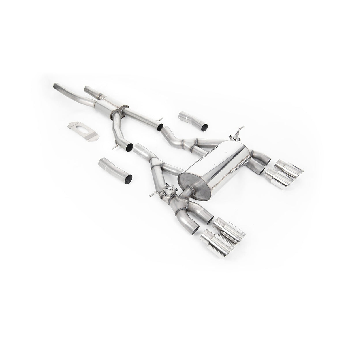 Milltek Cat Back Exhaust BMW 4 Series F82 83 M4 Comp CS Coupe Convertible OPF/GPF 19-20