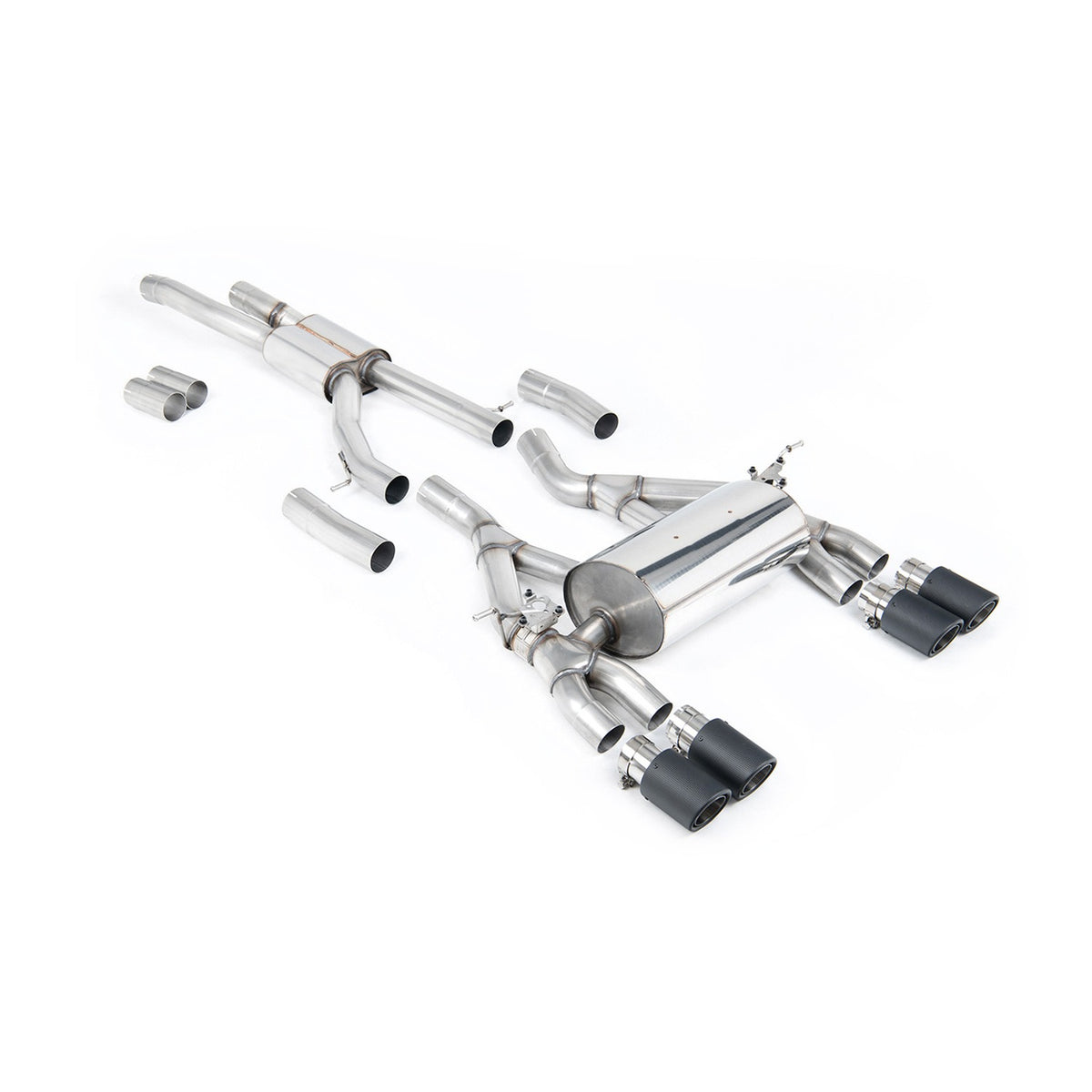 Milltek Cat Back Exhaust BMW 4 Series F82 83 M4 Comp Coupe Convertible Non-OPF 14-18