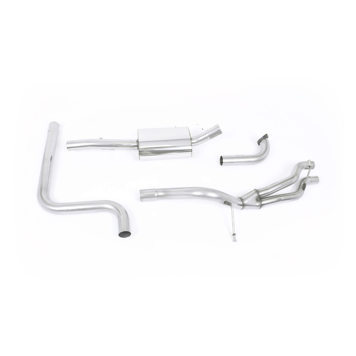 Milltek Cat Back Exhaust Ford Fiesta Mk7 Mk7.5 1.0T EcoBoost 100 125 140PS 13-17