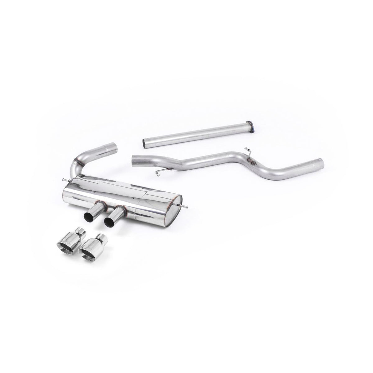 Milltek Cat Back Exhaust Ford Focus Mk3 ST 2.0 EcoBoost 5dr Hatch 12-18