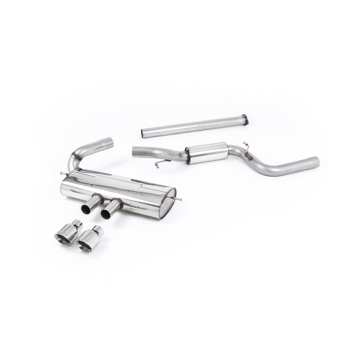 Milltek Cat Back Exhaust Ford Focus Mk3 ST 2.0 EcoBoost 5dr Hatch 12-18